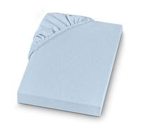 SETEX GOTS Lenzuola ad Angoli Elastici, Azzurro, 200 x 140 cm
