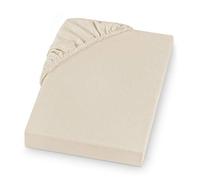 SETEX GOTS Lenzuola ad Angoli Elastici, Naturale, 90 x 200
