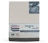 SETEX - Lenzuolo con Angoli, in Cotone Naturale, 160 x 200 x 25 cm