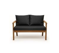 Setgarden® Cuscino per Panca da Giardino con Schienale - SET - Cuscino Bifacciale per Altalena e Panchina - Disponibile in Vari Colori e Misure (Antracite, 110x60x50 cm)