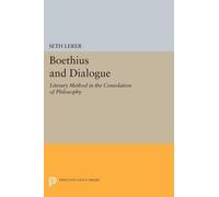 Seth Lerer Boethius and Dialogue (Tascabile) Princeton Legacy Library