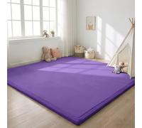 SETHEPACE 2CM Tappeto Neonato Gattonamento 200x400 CM, Tappeto Gioco Morbido in Pile Corallo per Bambini, Tappeti per Cameretta e Salotto, Base Antiscivolo per Gattonare e Giocare(Viola)