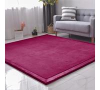 SETHEPACE Tappeto Bimbi, Antiscivolo Tappeti per Gattonare, 3CM Addensato Tappeto Neonato Gattonamento, Tappeti Cameretta Bambino(Rosso Uva, 80 * 200CM)