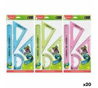 Maped Seti Di Righelli Maped Twist'n Flex Maxi 4 Pezzi 20 Unità S_0301_S8424965