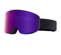 SETNGB Occhiali da sci a doppia lente per uomo e donna, modello 2026, con lenti magnetiche antiappannamento e illuminanti, ideali per snowboard e sci, colore viola notte, 1 pezzo.