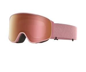 SETNGB Occhiali da sci ribaltabili antiappannamento a doppio strato, eleganti, per uomo e donna, colore Sugar Silk Peach Mist, 1 pezzo, 2026