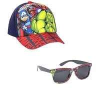CERDÁ LIFE'S LITTLE MOMENTS Set Cappello e Occhiali da Sole Avengers, Multicolore, Standard Unisex-Bambini e Ragazzi