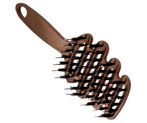 Setole di cinghiale - 7,87 x 2,87 x 1,57 cm, spazzole per capelli per addominali, pettine volumico, per lisciare, massaggiare, curare, doccia, asciugare, salone, viaggi, ricci, per tutti i tipi di