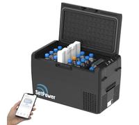 Setpower RF25 12V Frigorifero 27 Quart Portatile Elettrico Raffreddatore per Veicoli Congelatore Portatile Con 12/24V DC Frigorifero Auto 12V Frigorifero Portatile per Auto Campeggio Camion Van RV SUV