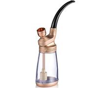 SETSCZY Bong, Bong di Vetro, Bong a Tazza di Vetro Spesso, Pipa da Fumo in Bottiglia di Vetro, Pipe ad Acqua, Set di Narghilè per Bong Oil rig, per Fumatori,A