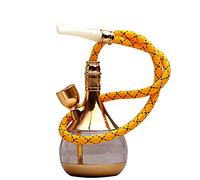 SETSCZY Bong, Bong in Vetro, Bicchiere in Vetro Spesso, Tubo per Fumatori in Bottiglia di Vetro, Pipe ad Acqua Rig Bong Narghilè, Narghilè Narghilè Shisha Set, Fumatori