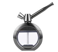 SETSCZY Bong, Bong di Vetro, Bicchiere di Vetro Spesso, Tubo per Fumare in Bottiglia di Vetro, Pipe ad Acqua Rig Bong Narghilè, Shisha Narghilè Set di Narghilè, Club Bar all'aperto per Fumatori,