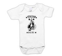 Settantallora - Body Tutina Bimbo Neonato J3096 Italian Boxing Fuori i Secondi