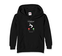 Settantallora - Felpa con Cappuccio Bambino J3706 Il Parkour Mi Sta chiamando e io Devo Andare Taglia XL