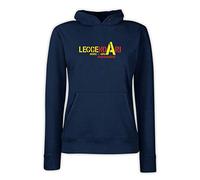 Settantallora - Felpa con Cappuccio Donna J3896 LeggendAri Maglia Celebrativa Lecce Ultras Taglia S