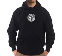 Settantallora - Felpa con Cappuccio J3649 Gabriele D'Annunzio Memento Audere Semper Taglia XL