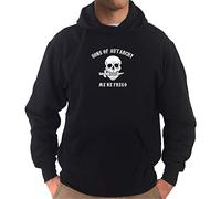 Settantallora - Felpa con Cappuccio J3791 Sons of Autarchy Me Ne Frego Taglia L