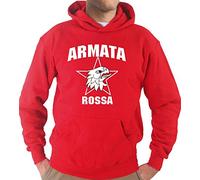 Settantallora - Felpa con Cappuccio KJ1276 Armata Rossa Perugia