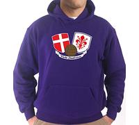 Settantallora - Felpa con Cappuccio KJ1594 Ultras Viola Tradizione