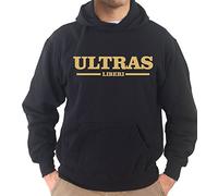 Settantallora - Felpa con Cappuccio KJ1696 Ultras Liberi Ultimo Baulardo Contro Il Calcio Moderno Taglia L