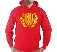 Settantallora - Felpa con Cappuccio KJ1759 Stemma Benevento Ultras Taglia L