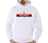 Settantallora - Felpa con Cappuccio KJ219 Città di Milano, Milan Italy Taglia