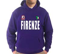 Settantallora - Felpa con Cappuccio KJ2774 Cittˆ d'Italia Firenze Taglia XL