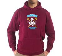 Settantallora - Felpa con Cappuccio KJ286 Ultras London These Colours Don't Run Taglia L