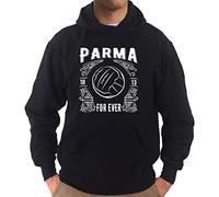 Settantallora - Felpa con Cappuccio KJ2964 Old School Parma Calcio Taglia XXL