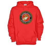 Settantallora - Felpa con Cappuccio KJ577 United State Marine Corps Taglia XXL
