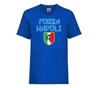 Settantallora T-Shirt Bambino Napoli Quarto Scudetto | Maglietta Bambina Celebrativa Campione d’Italia 2024/2025 in Cotone Morbido | Grafica Esclusica 4 Scudetto (9 Anni, 11 Anni, Blu Royal)