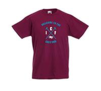 Settantallora - T-Shirt Maglietta Bambino J287 Welcome to The East End ICF West Ham Taglia S