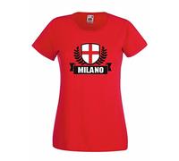 Settantallora - T-Shirt Maglietta Donna J1361 Milano Taglia M