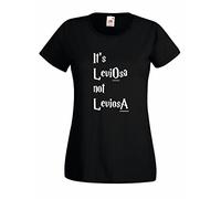 Settantallora - T-Shirt Maglietta Donna J1601 It's Leviosa Not Leviosa Taglia S