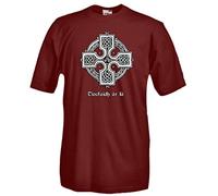 Settantallora - T-Shirt Maglietta E33 Croce Celtica Tiocfaidh AR la Taglia S