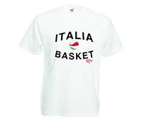 Settantallora - T-Shirt Maglietta J1085 Italia Nazionale Basket Rio Taglia S