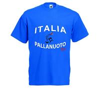 Settantallora - T-Shirt Maglietta J1094 Italia Pallanuoto Nazionale Olimpica Taglia S
