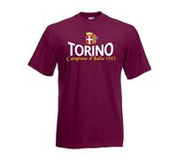 Settantallora - T-Shirt Maglietta J1524 Torino Campione d'Italia 1943 Taglia M