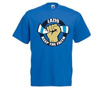 Settantallora - T-Shirt Maglietta J2315 Abbi Fede Lazio Keep The Faith Taglia S