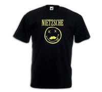 Settantallora - T-Shirt Maglietta J3438 Nietzsche Filosofi Rock And Roll