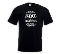 Settantallora - T-Shirt Maglietta J3528 Nominato Miglior Papa' Juventino del Mondo Taglia L