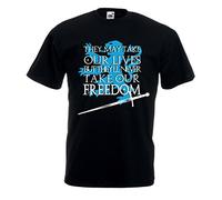 Settantallora - T-Shirt Maglietta J357 Braveheart Cuore Impavido Cit. Taglia XL