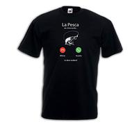 Settantallora - T-Shirt Maglietta J3672 La Pesca Mi Sta Chiamando e io Devo Andare