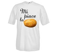 Settantallora - T-Shirt Maglietta J762 Mi Piace la Patata Taglia M