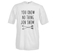 Settantallora - T-Shirt Maglietta J772 You Know Nothing Jon Snow