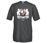 Settantallora - T-Shirt Maglietta J906 Alessandria Calcio Orgoglio Grigio Taglia L