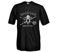 Settantallora - T-Shirt Maglietta M25 Mordorhead Tour delle Terre di Mezzo Funny Taglia XL