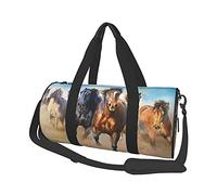 Sette cavalli da corsa Borsoni da viaggio Borsoni da palestra Bagagli sportivi Borsa da viaggio grande Borse da fine settimana per uomo e donna