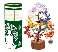 Sette Chakra albero della vita in cristallo per pietre preziose guarigione Reiki