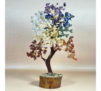 Sette Chakra Cristallo Albero Curativo Gemma Della Vita Reiki Energia